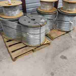 ASI - LC17EHSGS14-5000FT - 1/4" 1x7 EHS Galvanized Guy Wire | 5,000 ft.
