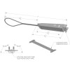 Allied Bolt Products LLC - Allied Bolt AB909 - 1-2 Aluminum Drop Wire Clamp With Serrated Shim