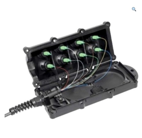 FIS - Z1-MST-08-YA-P-1000 - FIS Zeus MST Box, 8 Port, with SC/APC - Pigtail, 1000'